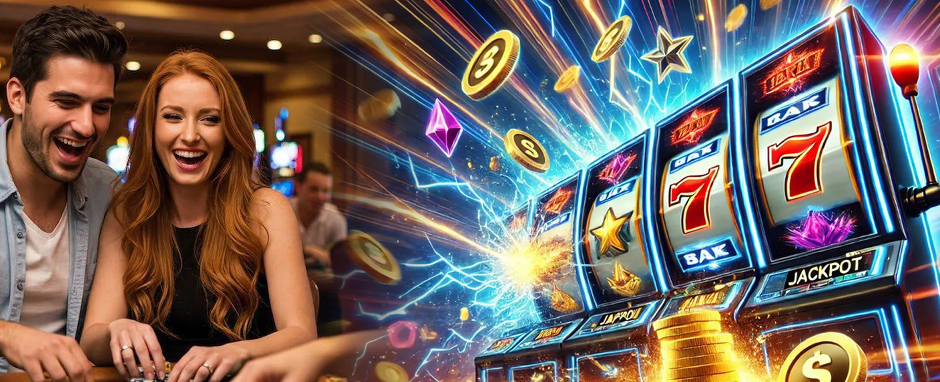 Hero image showing a vibrant online gaming setup with elements of casino and play, reflecting the Philippines market, in Black Gold colors.