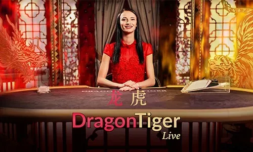 Live Blackjack table with cards and dealer